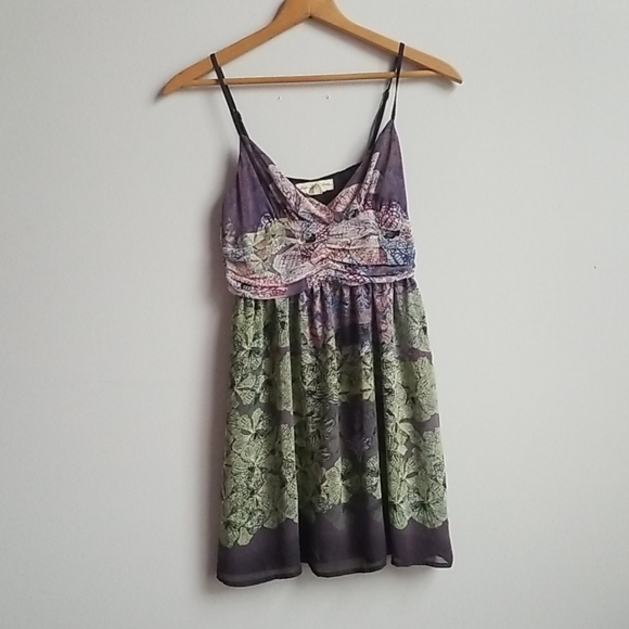 Urban Outfitters Floral Chiffon Boho Dress - Picture 3 of 7